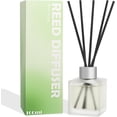 thumbnail image 1 of shiyou-Reed Diffuser, Bamboo & White Tea Essential Oil with 5 Diffuser Sticks, 3.4 fl oz(100ml) Long Lasting Scent Bathroom Air Freshener, Home Fragrance for Office Room Decoration (1 Pack), 1 of 4