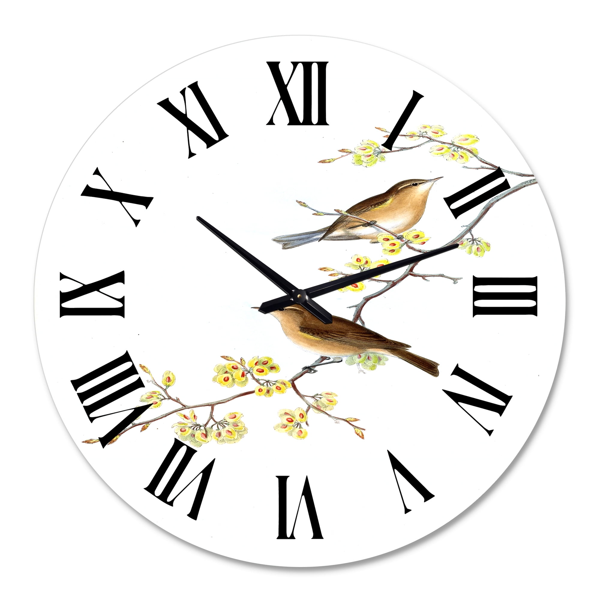 Designart 1 in Quartz Traditional Wall Clock