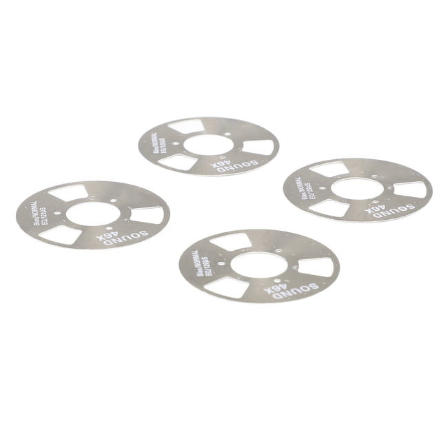 Reel to Reel Cassette Tape, Blank Cassette Tape Kit 4 Rolls 2 Wheels, Premium Material, Stable Performance, Professional Design, for Music Recording