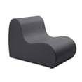 thumbnail image 2 of Jaxx Midtown Medium Classroom Soft Foam Chair - Premium Vinyl Cover - Black, 2 of 7