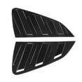 thumbnail image 3 of 2PCS Car Rear Window Blind Shades Side Vent Cover Trim Black Stepped Decoration Modification, 3 of 14