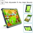 thumbnail image 2 of Shockproof Handle Case for (12.4 Inch) Samsung Galaxy Tab S7 FE (SM-T730/T736B) & Galaxy Tab S7 Plus (SM-T970), Drop Proof 360 Degree Rotating Stand Cover Case with Shoulder Strap (Navyblue Olivine), 2 of 8