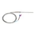 thumbnail image 1 of K Type Thermocouple, Extension Cable Wear Resistant Thermal Probe Sensor 0~600 degrees Celsius  Detector  for Control Instrument for  for Digital Transmitter Red + Black, 1 of 7