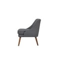 thumbnail image 5 of A&D Home Dana Linen Accent Chair, Dark Gray, 5 of 6