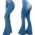 thumbnail image 4 of Mycity® Vaqueros De Cintura Alta Skinny Para Mujer, 4 of 5