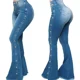 thumbnail image 4 of Mycity® Vaqueros De Cintura Alta Skinny Para Mujer, 4 of 5