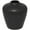 Black Matte Solid Round 13" x 13" x 14", variant on DecMode 14" Matte Black Ceramic Vase