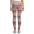 thumbnail image 3 of No Boundaries Juniors' Christmas Velour Leggings, 3 of 6