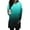 Mint Green, variant on Trendsetting Women's Apparel Fashion Plus Size Women's Casual Crewneck Long Sleeve Lantern Sleeves Pullover Color WIth Pocket Tops