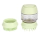 thumbnail image 2 of Cepillo de baño para mascotas, multifunción, masajeador, ducha, peine, accesorio para perros, color verde, 2 of 14