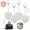 4PCS-Heart, variant on 4Pcs Purse Glow Heart Light LED Automatic Sensor Purse Light Touch Activated Handbag Light Portable Handbag Night Light Mini Handbag Purse Lamp for Purse Women Girls