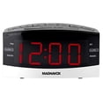 thumbnail image 1 of MAGNAVOX MR41806BT Radio despertador doble reloj digital, 1 of 1