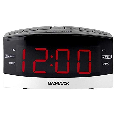 MAGNAVOX MR41806BT Radio despertador doble reloj digital