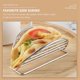 thumbnail image 2 of 3 Pieces Taco Holder Stand Stainless Steel Taco Rack Tray Taco Tray, 2 of 5