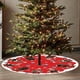thumbnail image 1 of Adornos navideños, falda para árbol de Navidad, elementos clásicos navideños, decoración navideña, falda para árbol, decoración inferior para árbol de Navidad, delantal, regalo, árboles decorados para, 1 of 6