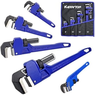 Pipe Wrench Set,8 10 14 18 Adjustable Jaw Opening