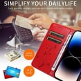 thumbnail image 2 of Wallet Case for Oppo A57 4G, PU Leather Kickstand with Card Slots Shockproof Flip Cover for Oppo A57 4G, 2 of 5