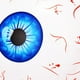 thumbnail image 1 of Decoraciones de miedo Globos Globos inflables Accesorios de Halloween (globo ocular azul 4D), 1 of 2