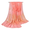 thumbnail image 4 of Bufanda clásica de color sólido con temperamento elegante, sencilla, estampada, ligera, cómoda, accesorio de viaje, chal para mujer, 4 of 6