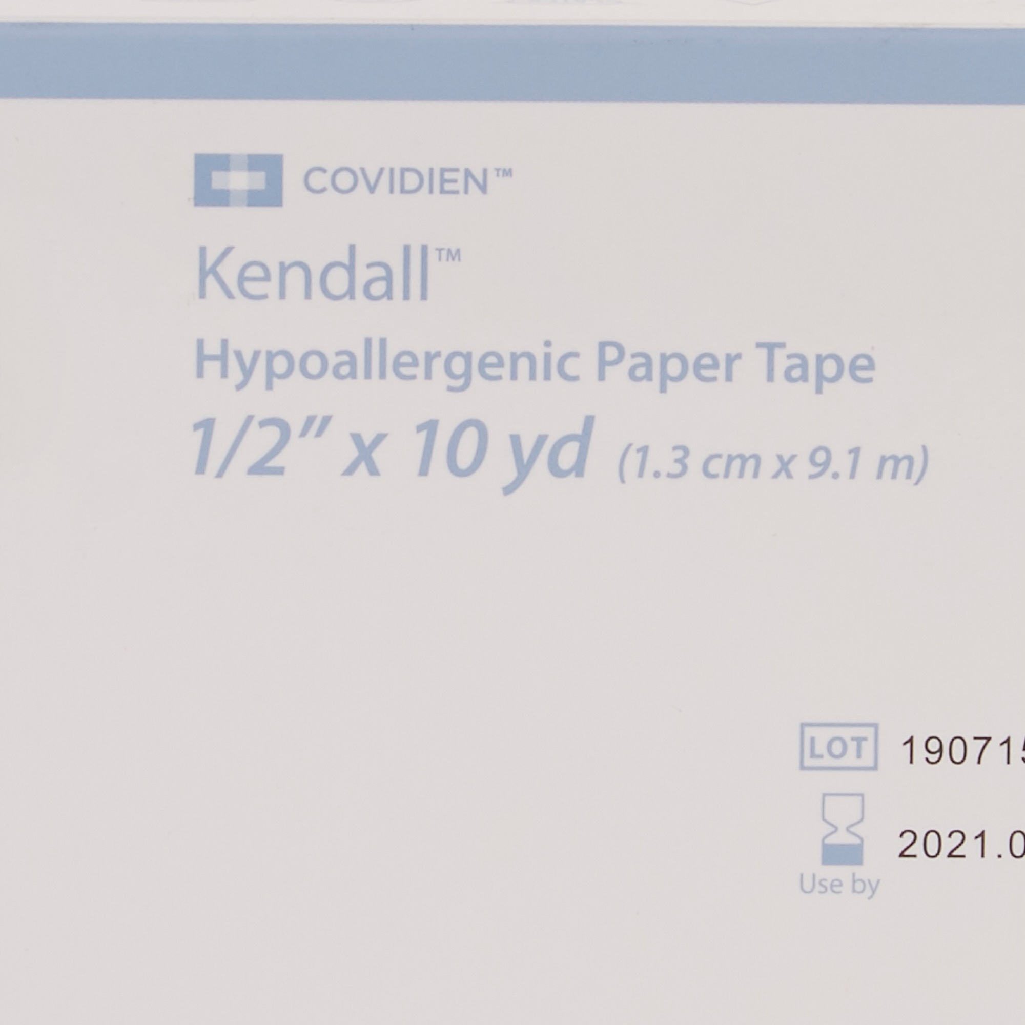 Kendall Medical Tape, Non-Sterile Paper Surgical Tape, 1/2 in. X 10 yds., 240 Ct