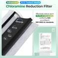 thumbnail image 2 of iSpring WGB32B-KSNC Whole House Filter System: SGS-Tested, removes 94.4% Chloramine. 3-Stage filtration for Lead, Metals & VOCs. 20”x4.5” filters with 1” Inlet/Outlet for high flow., 2 of 9