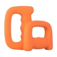 thumbnail image 1 of Juego de 2 mancuernas con agarre en D, ergonómicas, para sentadillas, levantamiento de pesas, brazos, pecho, espalda, hombros y cuerpo completo para Naranja 15 kg, 1 of 8