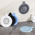 thumbnail image 3 of BUYISI Multi Purpose Hair Catcher For Showers And Sinks With Strong Suction Feature Green, 3 of 4