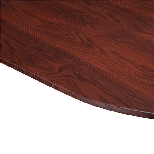 Wood Grain Fitted Table Cover42"x68" Oval/OblongMahogany