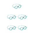 thumbnail image 3 of maskred Adult Optical Trial Lens Frame Eyeglasses Optometry Optician Tool Optic Blue 54mm 5Set, 3 of 6