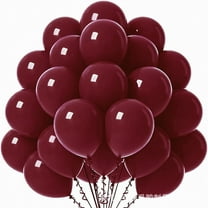Nvzi-a Matte Balloons 10 inch, 60 Pcs Latex Party Balloons Helium Quality for Birthday Graduation Baby Shower Baseball Nautical Wedding Party Decorations ，Wine Red