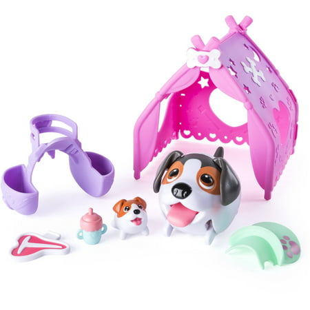 Chubby Puppies & Friends Camping Pups Tent Playset, Beagle