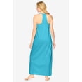 thumbnail image 2 of Dreams & Co. Plus Size Breezy Eyelet Knit Long Nightgown, 2 of 6