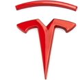 thumbnail image 1 of GHSDFBB Écusson Métallique 3D T Autocollants de Badge Latéral de Voiture pour Tesla Model S ModelxModel 3 Accessoires Auto (Rouge), 1 of 6