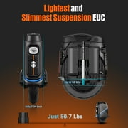INMOTION V9 Self Balancing Electric Unicycle with Suspension, Bluetooth, 28 mph Speed, 37 Mile Range for Adults