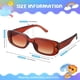 thumbnail image 2 of Gafas de Sol Ecally Retro Rectangulares Vintage de los 90 para Mujer y Hombre, 2 of 6