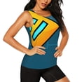 thumbnail image 2 of Lsque Geometry Dash Printed Workout Tank Tops for Women, Athletic Sports Tank Tops, Compression Sleeveless Dry Fit Shirts,Sleeveless Yoga Shirt-Medium, 2 of 9