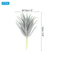 thumbnail image 2 of Uxcell Artificial Succulent Plants Small Fake Plants Faux Succulents Plant Unpotted Purple 2 Pack, 2 of 5