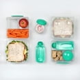 thumbnail image 4 of Sistema Bento Lunch Box Set with Sandwich Containers, Yogurt Pots & 2 Twist 'n' Sip Water Bottles, Dishwasher Safe, BPA-Free Plastic, Blue/Green, 4 of 5