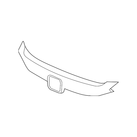 Genuine OE Honda Grille Molding - 71125-TEY-Y01