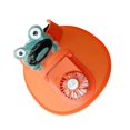 thumbnail image 4 of Sombrero de abanico de verano Sombrero de ventilador de terre portátil, cinturón 3 Sombrero con visera Sombrero de protección solar para , Naranja StyleC-Naranja Magideal Sombrero de abanico de verano, 4 of 7