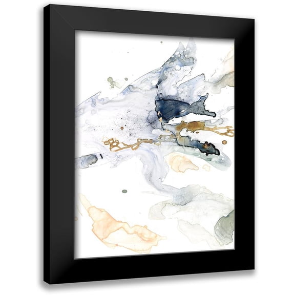 Borges, Victoria 12x14 Black Modern Framed Museum Art Print Titled - Organic Interlace II