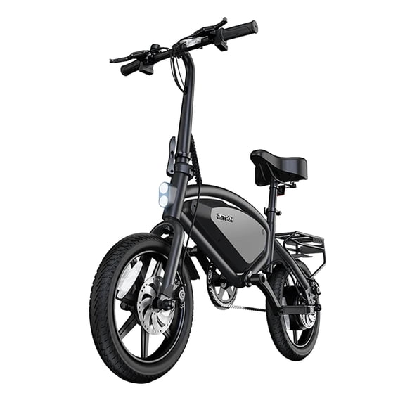 Jetson Axle X Portable Folding Electric Bike With Pneumatic 12 in Tires, Black
