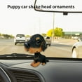 thumbnail image 4 of Dog Dashboard Car Interior Swing Decoration, Innovative Car Accessories, Resin Dog Car Pom-Pom Decoration with Spring Base, Suitable for Vehicles or Offices as Fun Decorations, 4 of 6