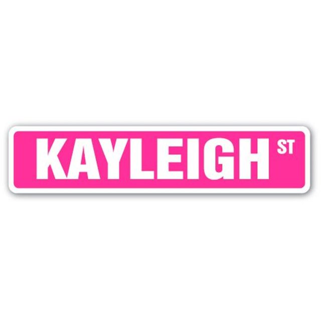 SignMission Kayleigh SS-624- 6 x 24 Po Chambre Nom Enfants Signe de Rue - Kayleigh