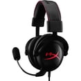 thumbnail image 2 of HyperX Cloud - Headset - full size - wired - black, red, 2 of 6