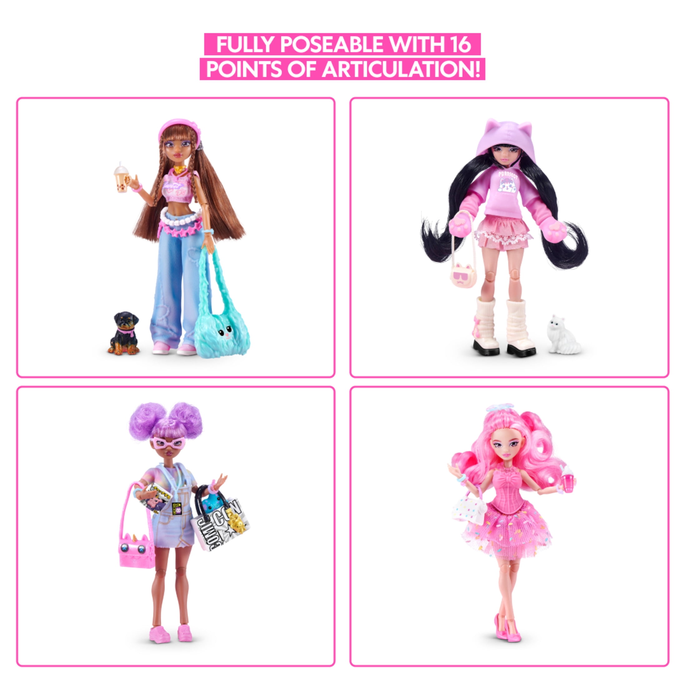 MINNEE Fashion Doll Blind Box by STARBOX - Collectible 4 inch Surprise Doll with Mystery Accessories Ages 3+