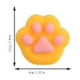 thumbnail image 3 of Cat Paw Squishy Dolls Stress Ball - Soft Squeeze Fidget Doll, Ultra Soft Cat Claw Stress Relief Sensory Item, Anxiety Relief Desk Doll, 3 of 4