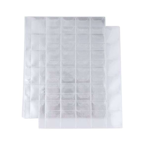 Milisten 10pcs 30 Pockets Classic Coin Holders Coins Albums Currency Collection Storage Bag