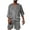Dark Gray, variant on Ohufall Men Summer 2 Piece Sets Casual Solid Color Cotton Linen Hooded T-shirts and Drawstring Beach Shorts Fashion Loose Tracksuits with Pockets