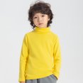 thumbnail image 5 of SILVERCELL 1-10Y Kids Boys Girls Long Sleeve Turtleneck T-Shirt Solid Color Soft Base Layer Sweatshirt Pullover Tops, 5 of 8